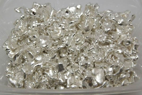Серебро аффинированное в гранулах